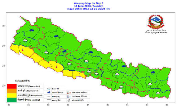 नेपालमा यस वर्षको मनसुन केही दिन ढिलाइ हुने