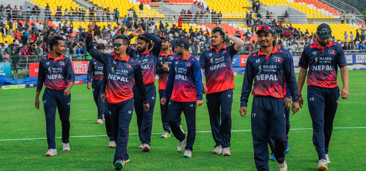 २० औं एशियाली खेलकुदको पुरूष क्रिकेटमा नेपालले अफगानिस्तान र जापानसँग प्रतिस्पर्धा गर्ने